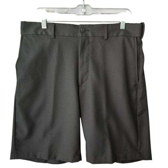 Grand Slam Other - Grand Slam Golf Shorts Men's 34 Charcoal Gray Polyester Flat Front Casual Shorts
